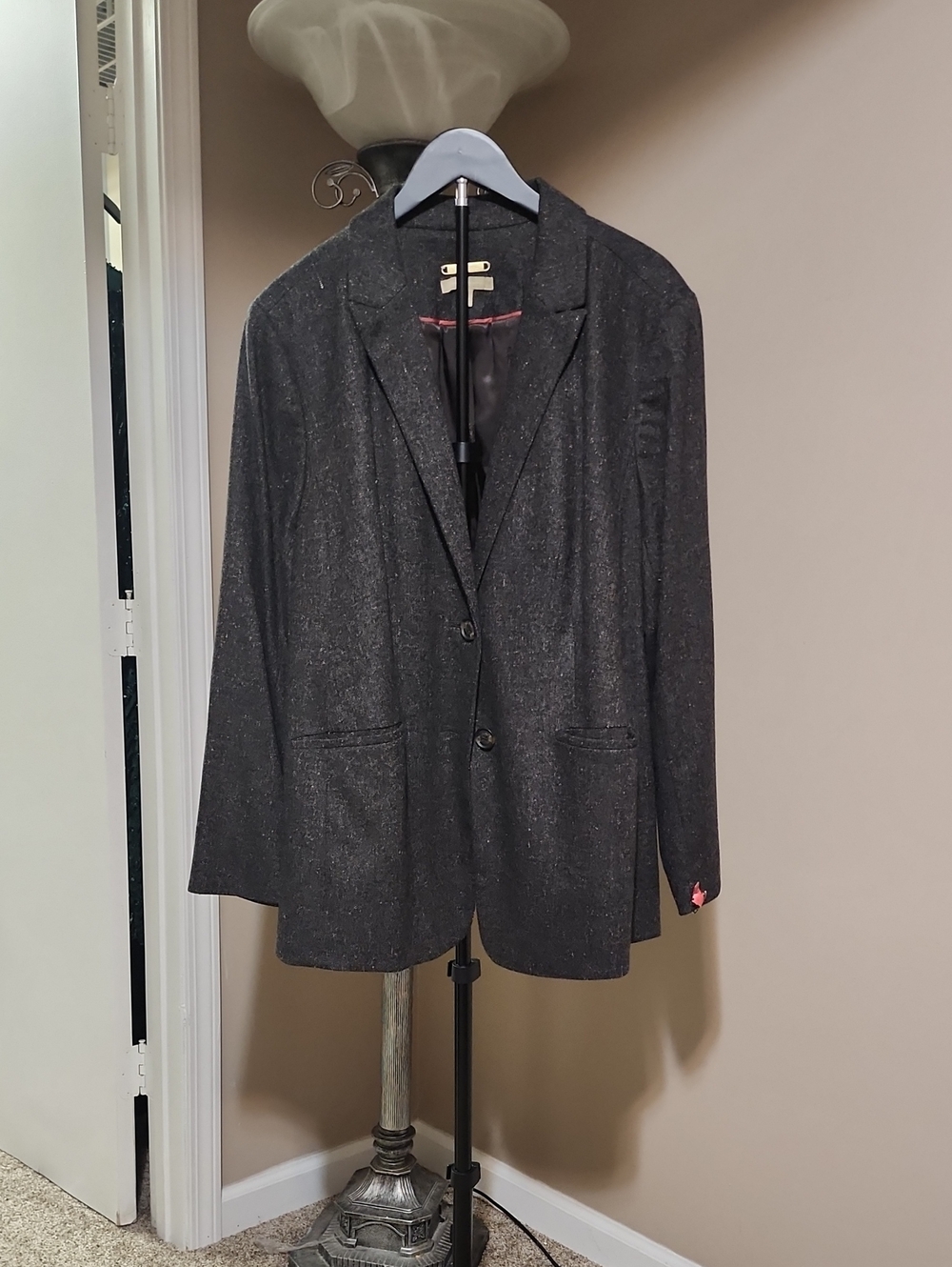Talbots Tweed Blazer with Metallic